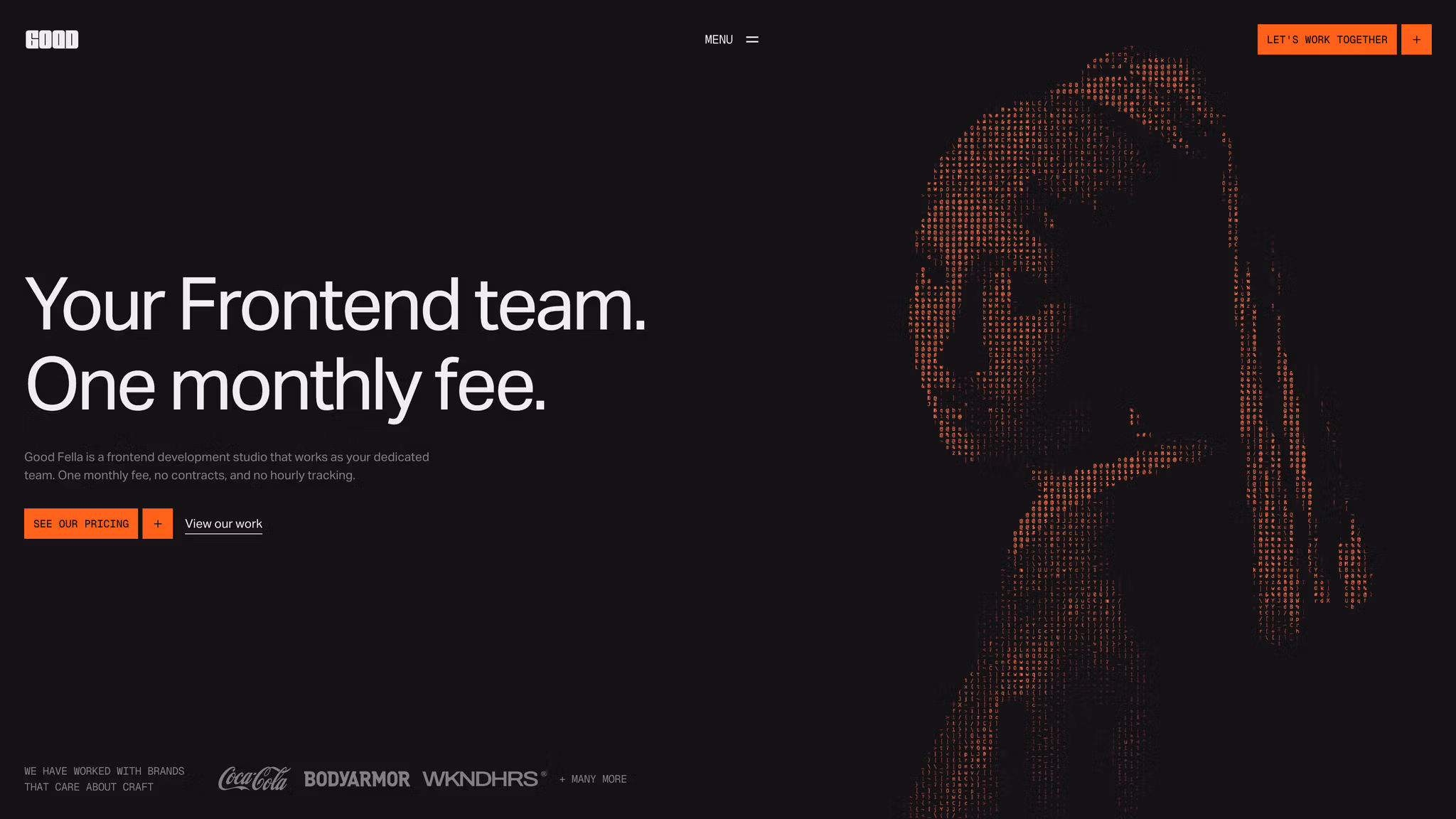 Good Fella website built on UnUse Domain