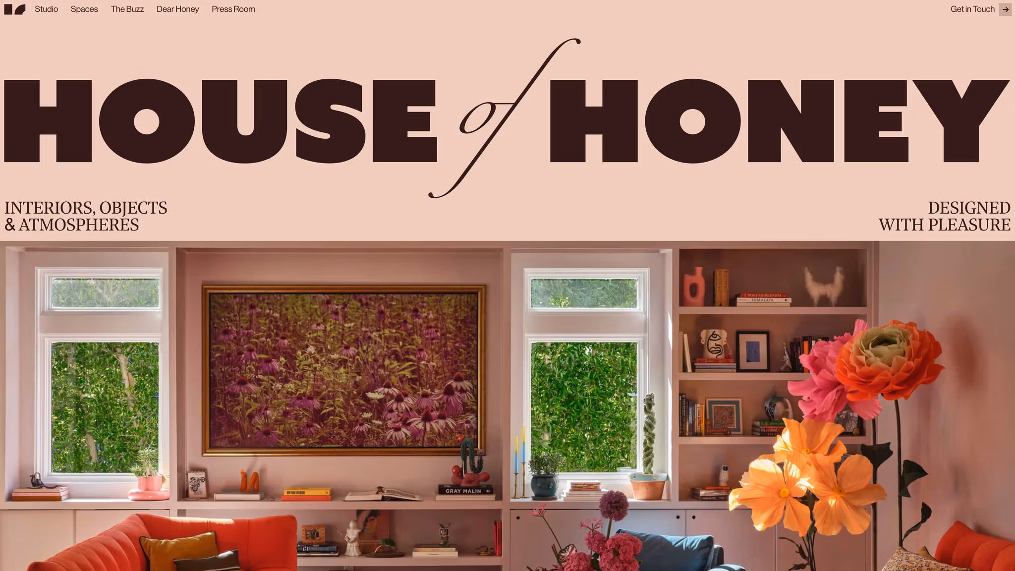House of Honey website built on UnUse Domain